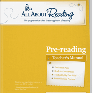 All About Reading Pre-Reading Teacher's Manual