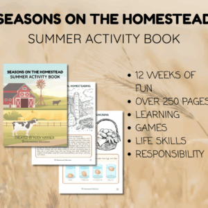 Seasons on the Homestead – Summer Activity Book