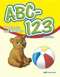 ABC-123 - Abeka K4 4 Year Old Kindergarten Mathematics and Phonics Development Skills Student Work Book