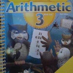 Arithmetic 3 Work-text Teacher Key, Sixth Edition (Abeka) 2018