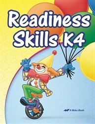 Readiness Skills K4 - Abeka 4 Year Old Kindergarten Development Skills Activity Student Work Book