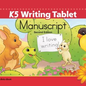 K5 Writing Tablet - Abeka 5 Year Old Kindergarten Manuscript Penmanship Student Lined Writing Paper