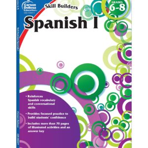 Carson Dellosa Skill Builders Spanish I Workbook