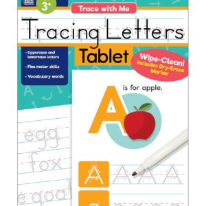 Carson Dellosa Trace With Me Letter Tracing Books for Kids Ages 3-5