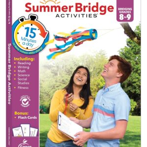 Summer Bridge Activities 8th to 9th Grade Workbooks All Subjects