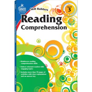 Carson Dellosa Skill Builders Reading Comprehension 3rd Grade Workbook