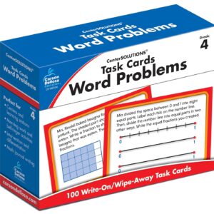 Task Cards: Word Problems Grade 4 Board Game