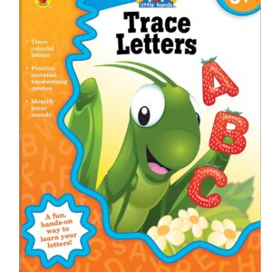 Carson Dellosa Trace Letters Handwriting Workbook for Kids Ages 3+