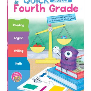 Carson Dellosa Quick Skills 4th Grade Workbook - Reading Comprehension