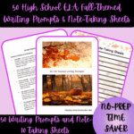 1-Thumbnail-Cover-50-High-School-ELA-Fall-Themed-Writing-Prompts-Note-Taking-Sheets.png