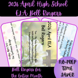 High School 2026 April Bell Ringer